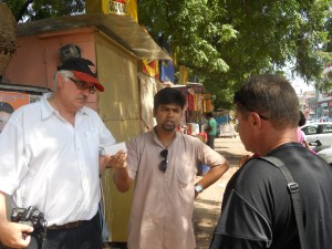Amit Chandra Explaining Business of Street Vendors